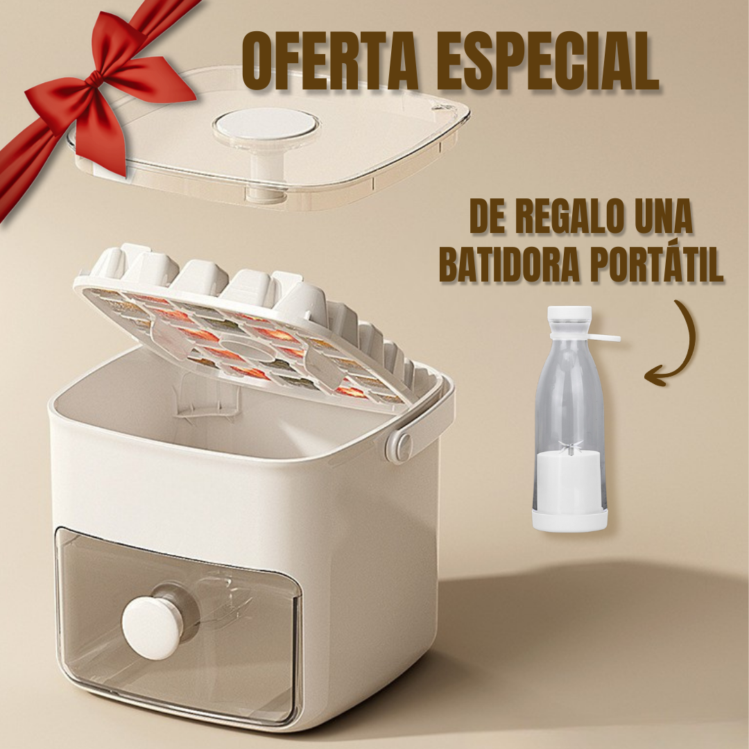 🧊 Fabrica HIELO sin Sabores Extraños para todos tus Invitados + Batidora Portátil de Regalo🍊
