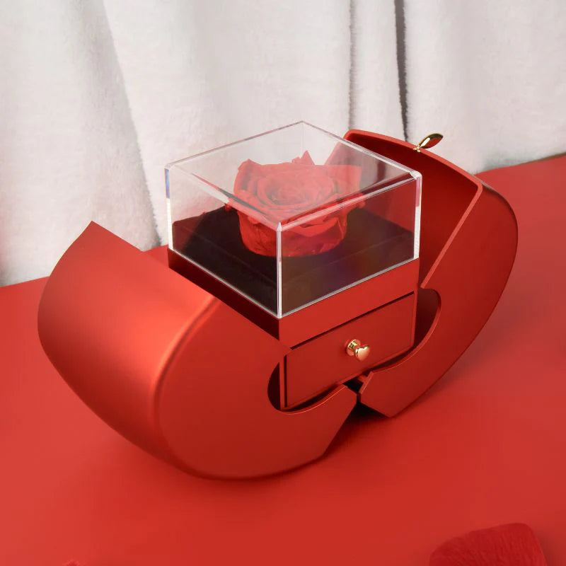 ❤️🌹 Solución segura para no fallar en San Valentín | Rosa Eterna + Collar