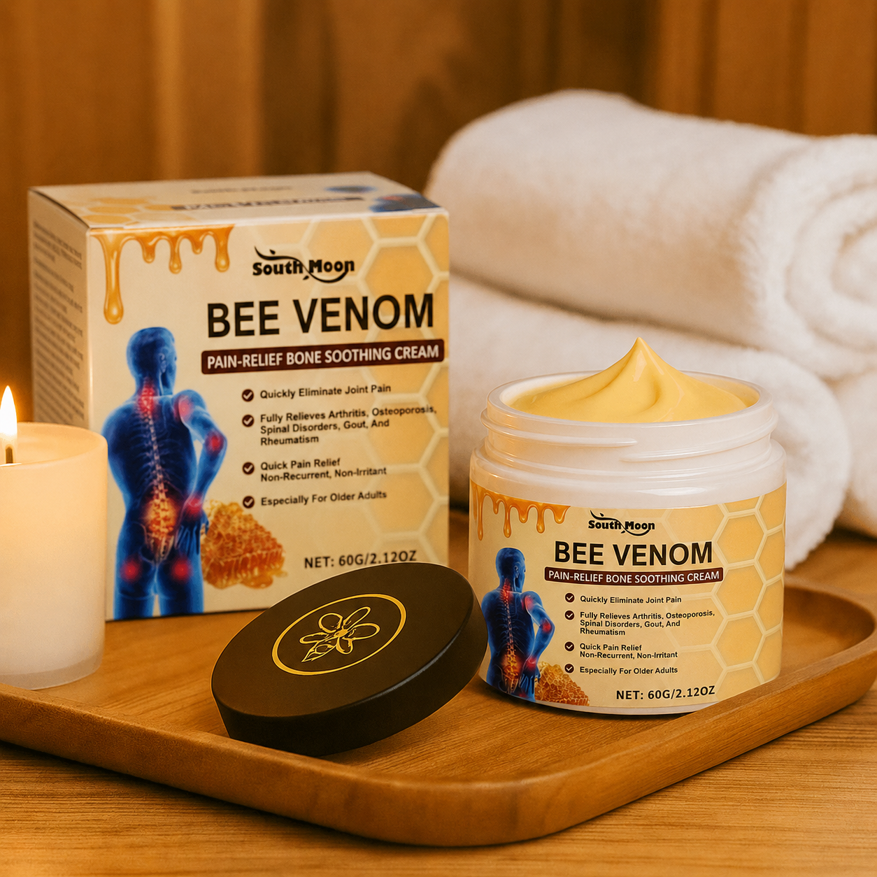 ✨ Crema Reafirmante y Antiarrugas - Crema de Veneno de Abeja
