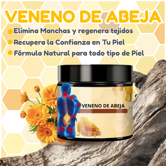 ✨ Alivio Total del Dolor y Rejuvenecimiento de la Piel en el mismo Día - Crema con Veneno de Abeja