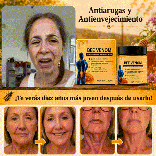 ✨ Crema Reafirmante y Antiarrugas - Crema de Veneno de Abeja